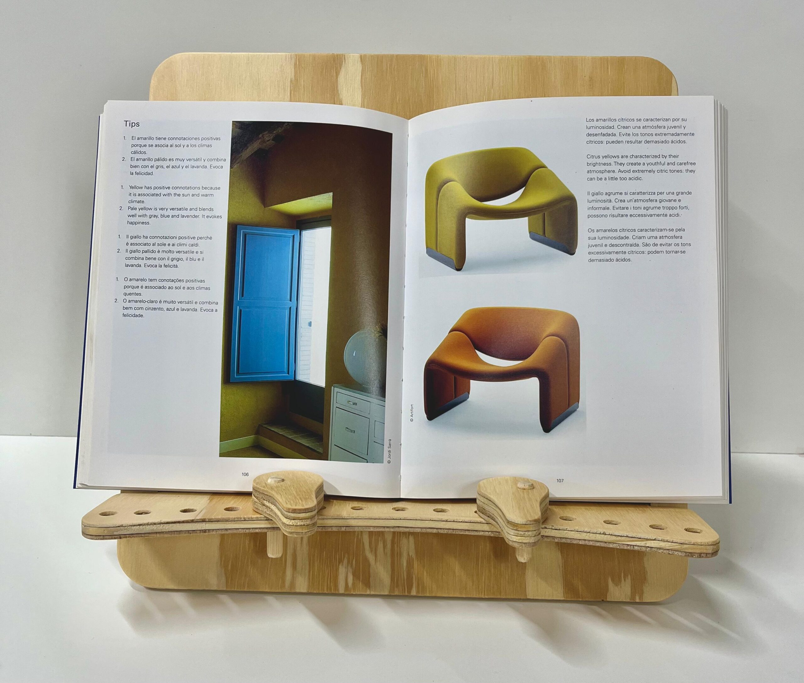 Atril Lectura Pino 8mm